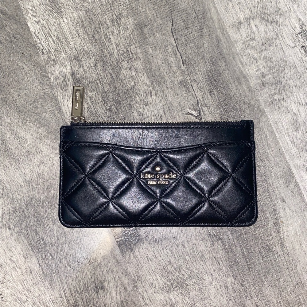 kate spade quilted wallet/card holder